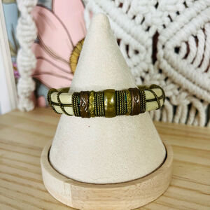 Vintage India Brass Bangle‎ Bracelet | Ornate Ethnic Jewelry | Witchy Gypsy Boho